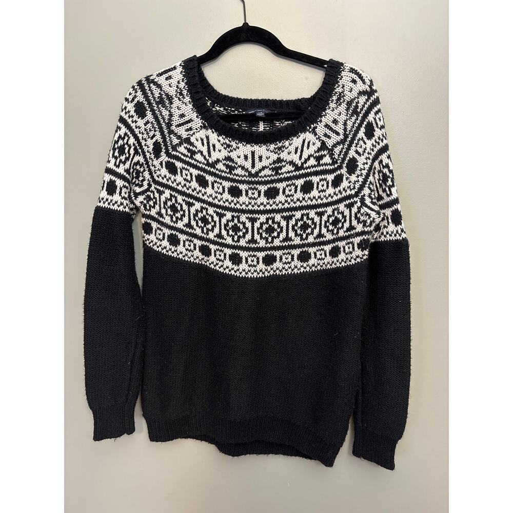 American Eagle Outfitters Long Sleeve Nordic Style Sweater Size Large